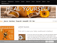 Tablet Screenshot of healthywithhoney.com